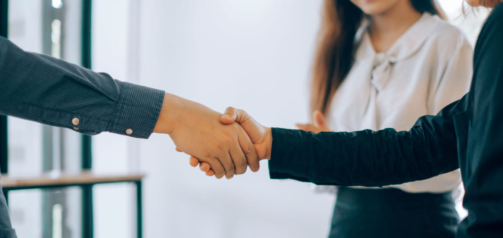 Hand shake - collaboration with GovTech